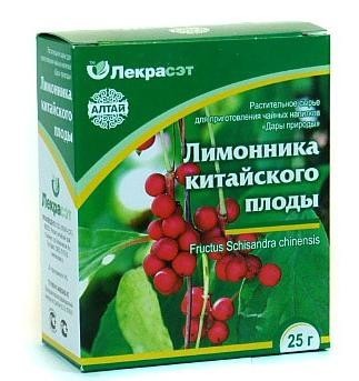 Чайный напиток ЛЕКРАСЭТ Лимонник китайский пачка 25г