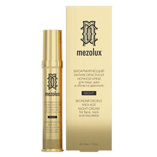 Либридерм Mezolux (Librederm) крем биоармирующий антивозрастной ночной д/лица, шеи и декольте 30мл