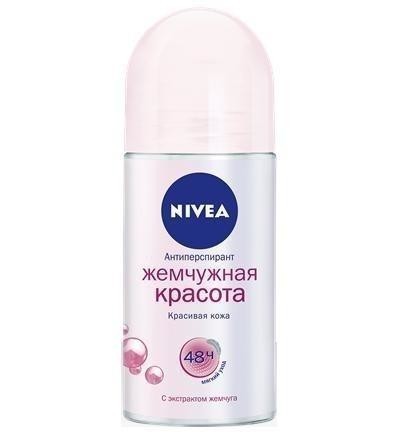 NIVEA DEODORANT Pearl Beauty "Жемчужная красота" дезодорант для женщин 50 мл (ролик.)