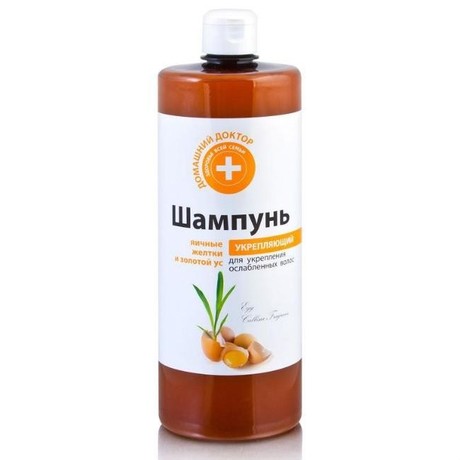 Шампунь ДОМАШНИЙ ДОКТОР укрепляющий Яичные желтки 1000 мл
