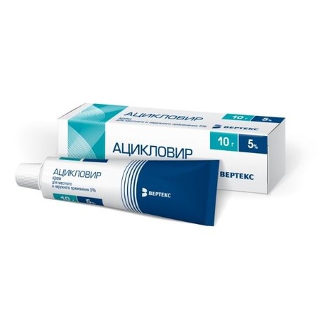 Ацикловир-Акрихин мазь 5% 10г (туба)