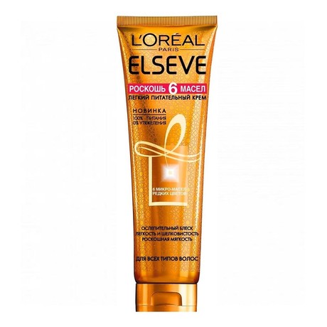 LOREAL ELSEVE "Роскошь 6 масел" крем-масло для волос 150 мл