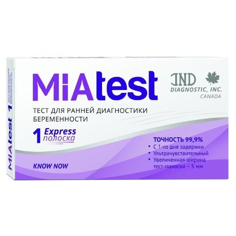 Тест на беременность MiAtest know now, 1 шт.