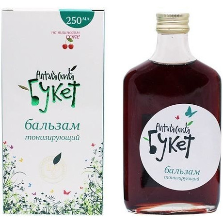 Алтайский букет, безалкогольный бальзам  250мл (тонизирующий)