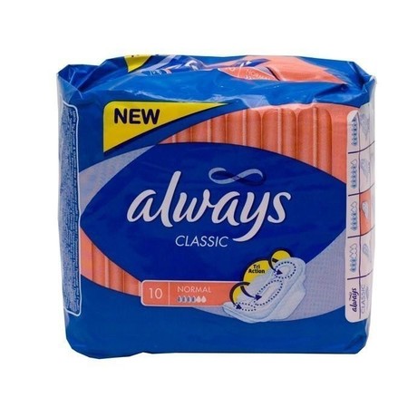 Прокладки гигиенические ALWAYS Classic Normal Dry, 10 шт.