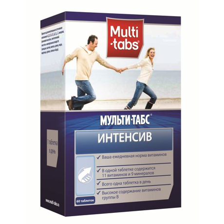 Мульти-табс Интенсив таблетки, 60 шт.