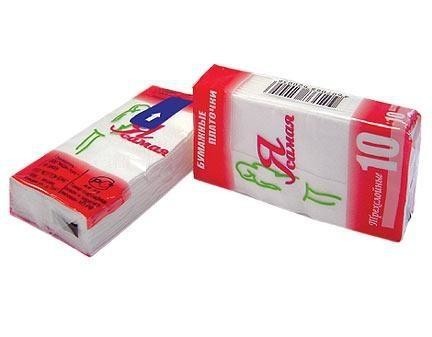 Платок носовой Я САМАЯ... ,10 шт.