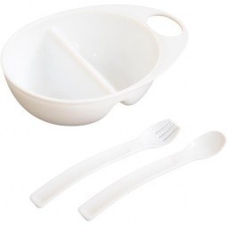 Набор CAMERA 10016 посуды (тарелочка,ложка,вилка)