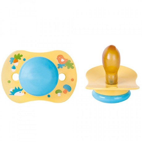 Соска-пустышка ПОМА для сна латексная симметричная (с 4 мес.) (арт. 2012)