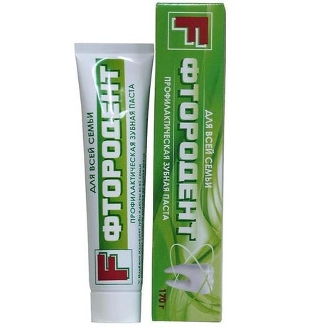 Зубная паста ФТОРОДЕНТ для всей семьи 170г