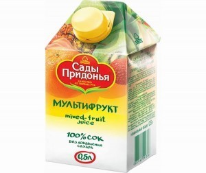 Сок САДЫ ПРИДОНЬЯ мультифрукт 500мл
