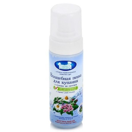 Пенка детская НАША МАМА Волшебная для купания с головы до пят 150мл (арт. 2215)