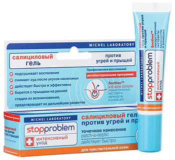 Гель STOPPROBLEM салициловый календула-ромашка для чувствительной кожи 15 мл