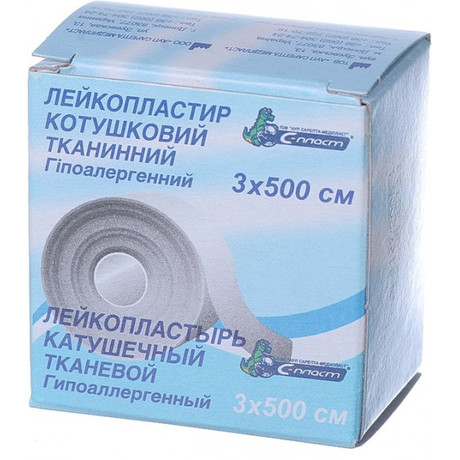 Лейкопластырь С-ПЛАСТ катушка 3см х 500см (тканевая основа)