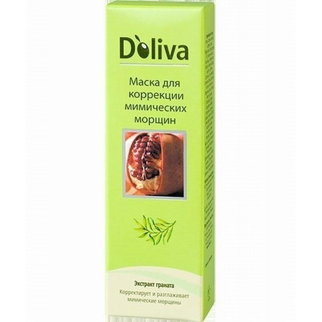 Маска косметическая D Oliva для коррекции мимических морщин 30мл