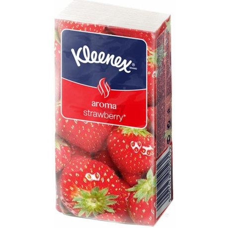 Платок носовой KLEENEX Клубника, 10 шт.