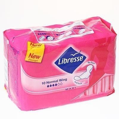 Прокладки гигиенические LIBRESSE Maxi Wing Normal, 10 шт.