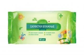 Салфетки детские МИР ДЕТСТВА 40025 влажные, 40 шт.