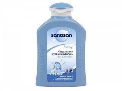 SANOSAN средство для купания + шампунь 200мл