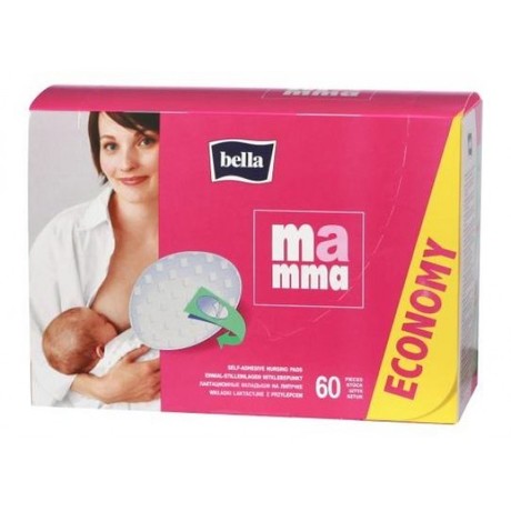 Прокладки для бюстгалтера для кормящих матерей BELLA MAMMA, 60 шт.