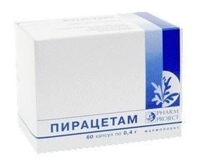 Пирацетам капсулы 400мг, 60 шт.