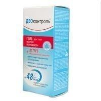 Гель ДЕОКОНТРОЛЬ Active Максимальная защита для ног против потливости 50мл
