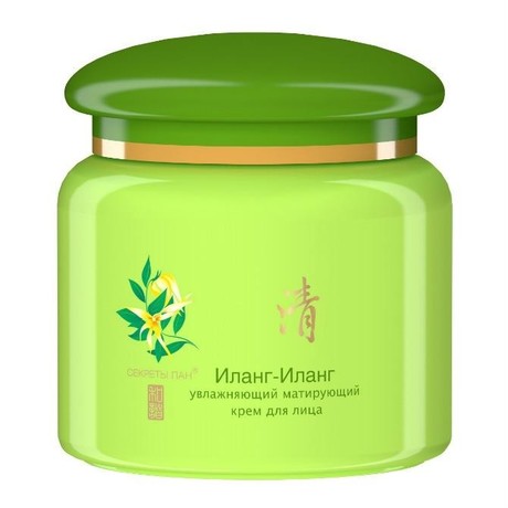 Секреты Лан крем для лица матирующий увлажняющий Иланг-иланг 50г