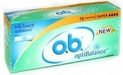 Тампоны гигиенические O.B. OptiBalance Super, 16 шт.+8