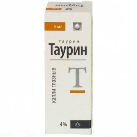 Таурин флакон (капли глазные) 4% 10мл 