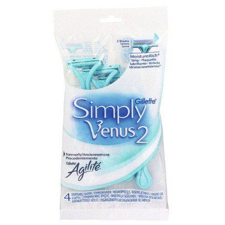 Бритвенный станок Gillette Venus2 Simply,  4 шт.