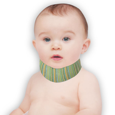 Бандаж д/шейного отдела (F-301) для новорожденных цветной (выс. 3,5см) размер 1