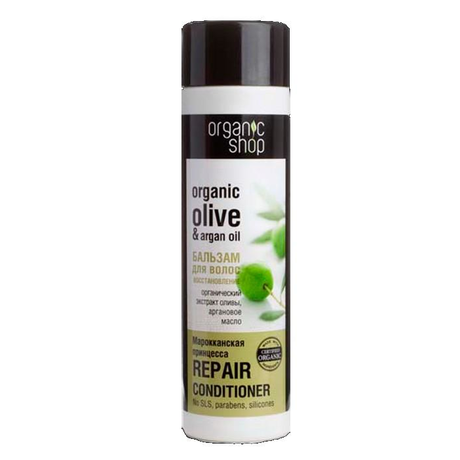 ORGANIC SHOP бальзам для волос марокканская принцесса Восстановление 280мл