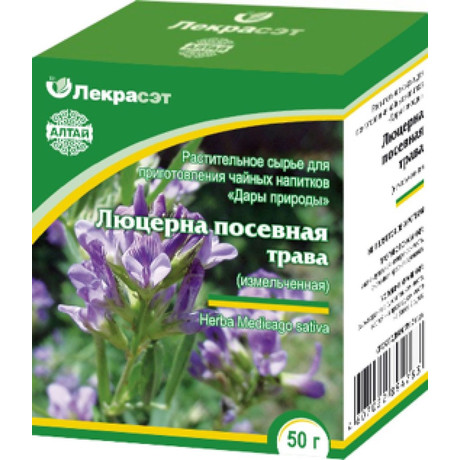 Чайный напиток ЛЕКРАСЭТ Люцерны трава пачка 50г