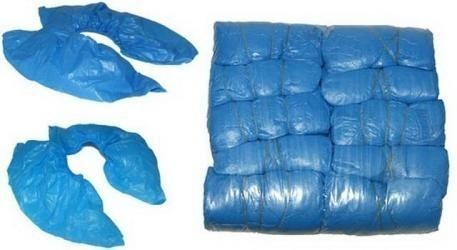 Бахилы полиэтиленовые одноразовые гладкие 1,4г