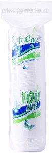 Ватные диски SOFT CARE Vogue, 100 шт.