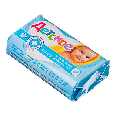 Мыло детское ДЕТСКОЕ нейтральное 90г