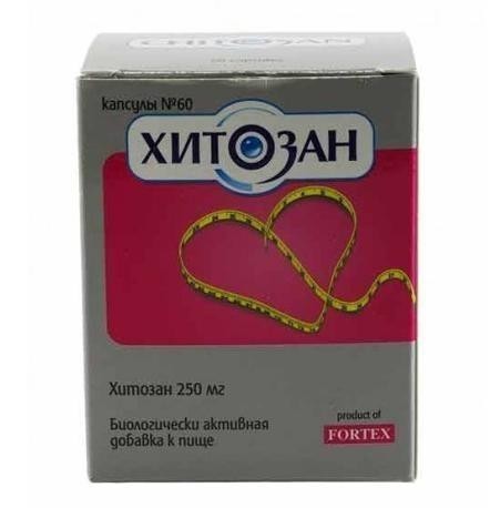 Хитозан капсулы 340 мг, 60 шт.