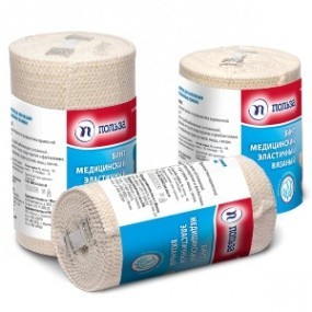 Бинт эластичный 10см х 3,5м вязаный