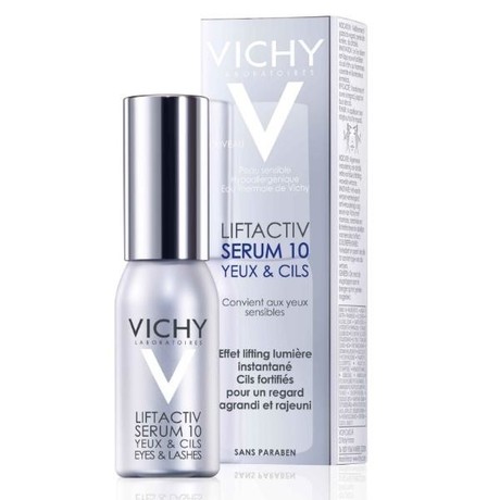 VICHY LIFTACTIV сыворотка 10 для глаз и ресниц антивозрастная укрепляющая 15 мл