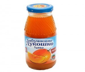 Нектар БАБУШКИНО ЛУКОШКО тыквенный с мякотью (с 6 мес.) 200мл