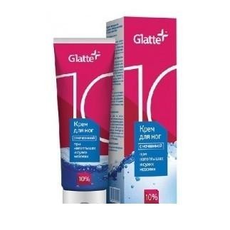 Крем GLATTE с мочевиной при натоптышах и сухих мозолях 75мл