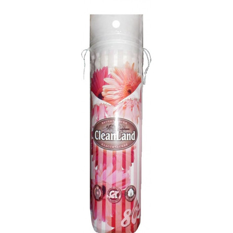 Ватные диски CLEAN LAND, 80 шт.