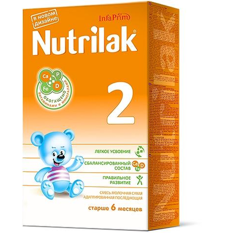 Смесь молочная НУТРИЛАК-2 (6-12 мес.) 350г