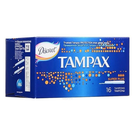 Тампоны гигиенические TAMPAX Kef Super, 16 шт.