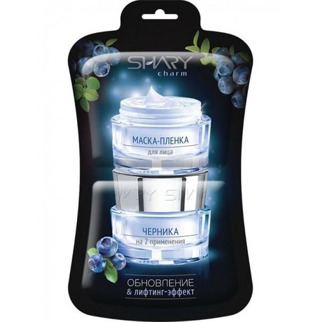 Маска косметическая SHARY для лица Обновление и лифтинг эффект с Черникой