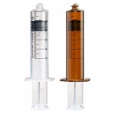 Шприц одноразовый с иглой 50мл (3-х комп.) Луер-лок без иглы