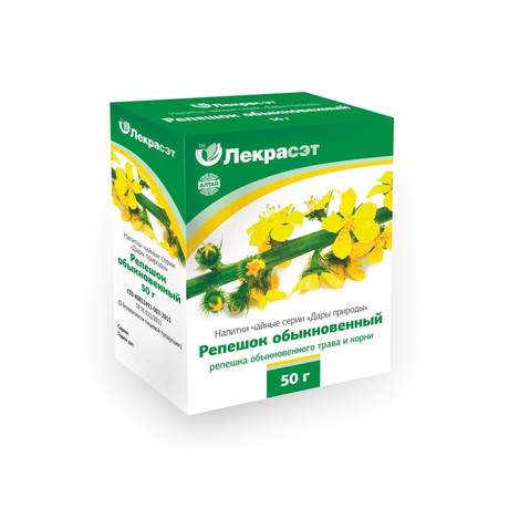 Чайный напиток ЛЕКРАСЭТ "Дары природы" Репешок трава и корни пак. 50г