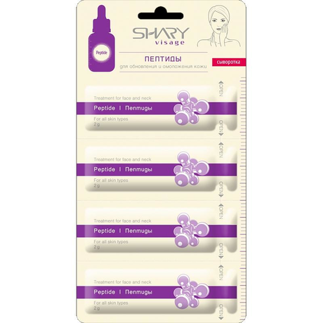 Маска косметическая SHARY Сыворотка коллаген д/упругости и эластичности 2г, 4 шт.