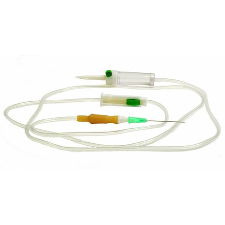 Система инфузионная с установленной иглой, воздушным клапаном и фильтром AL