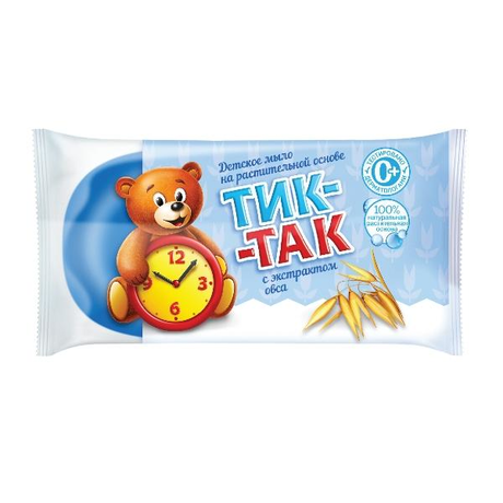 Мыло детское ТИК-ТАК экстракт овса 75г